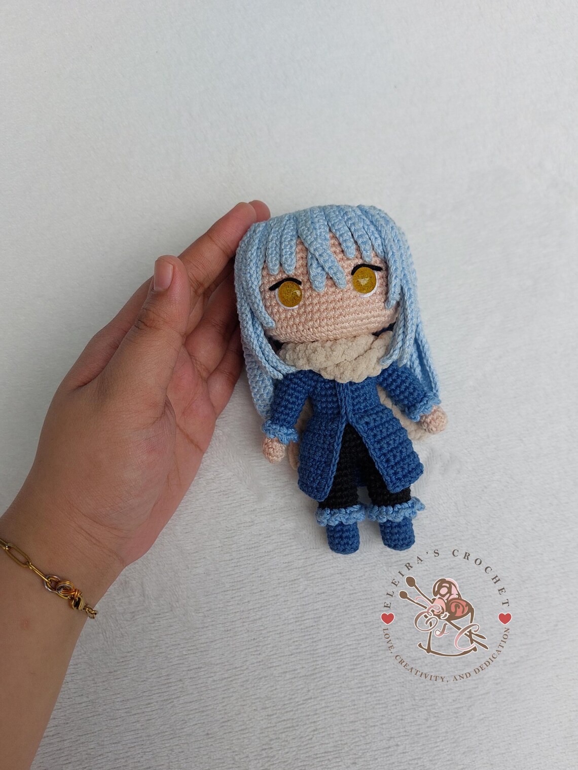 Crochet Amigurumi Rimuru Anime Inspired Digital PDF Crochet PATTERN - Etsy