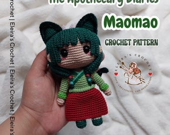 かぎ針編みあみぐるみ マオマオ薬局アニメ風デジタルPDF編み図 - Etsy 日本
