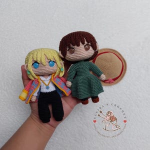 Crochet amigurumi Moving Castle SET anime inspired pattern