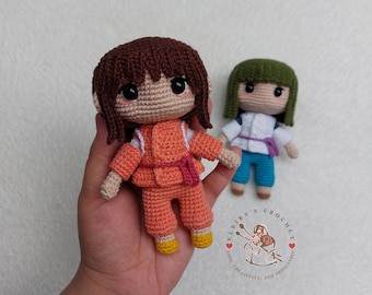 Patrón digital en PDF de amigurumi de Chihiro inspirado en el anime