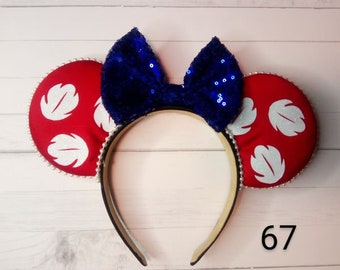 Lilo and Stitch-inspired Ears/ Lilo's Outfit Mouse Ears