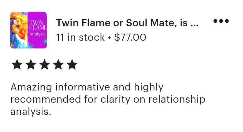 Twin Flame Reading, Detailed Energetic Analysis, Union Timeline, Personalised Psychic Insight, Digital PDF image 5