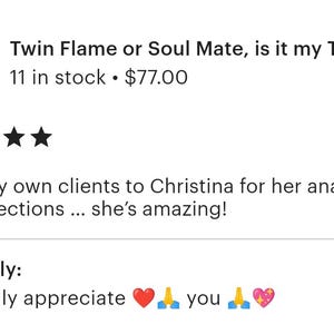 Twin Flame Reading, Detailed Energetic Analysis, Union Timeline, Personalised Psychic Insight, Digital PDF image 2