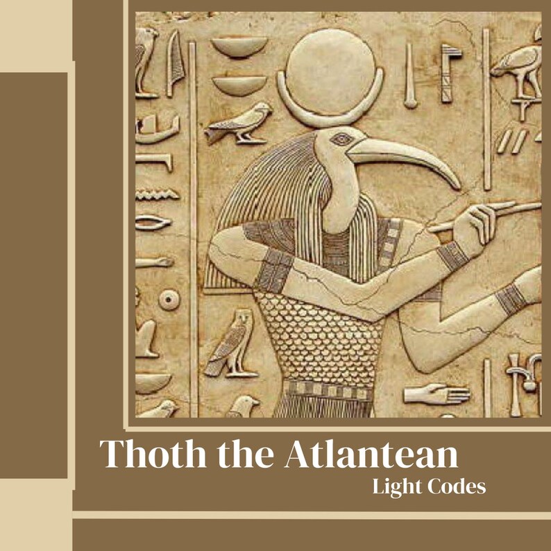 Thoth the Atlantean and the Essence of the Buddha (Instant Download) Etsy