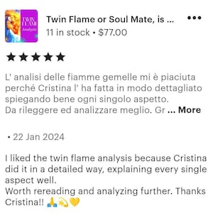 Twin Flame Reading, Detailed Energetic Analysis, Union Timeline, Personalised Psychic Insight, Digital PDF image 6