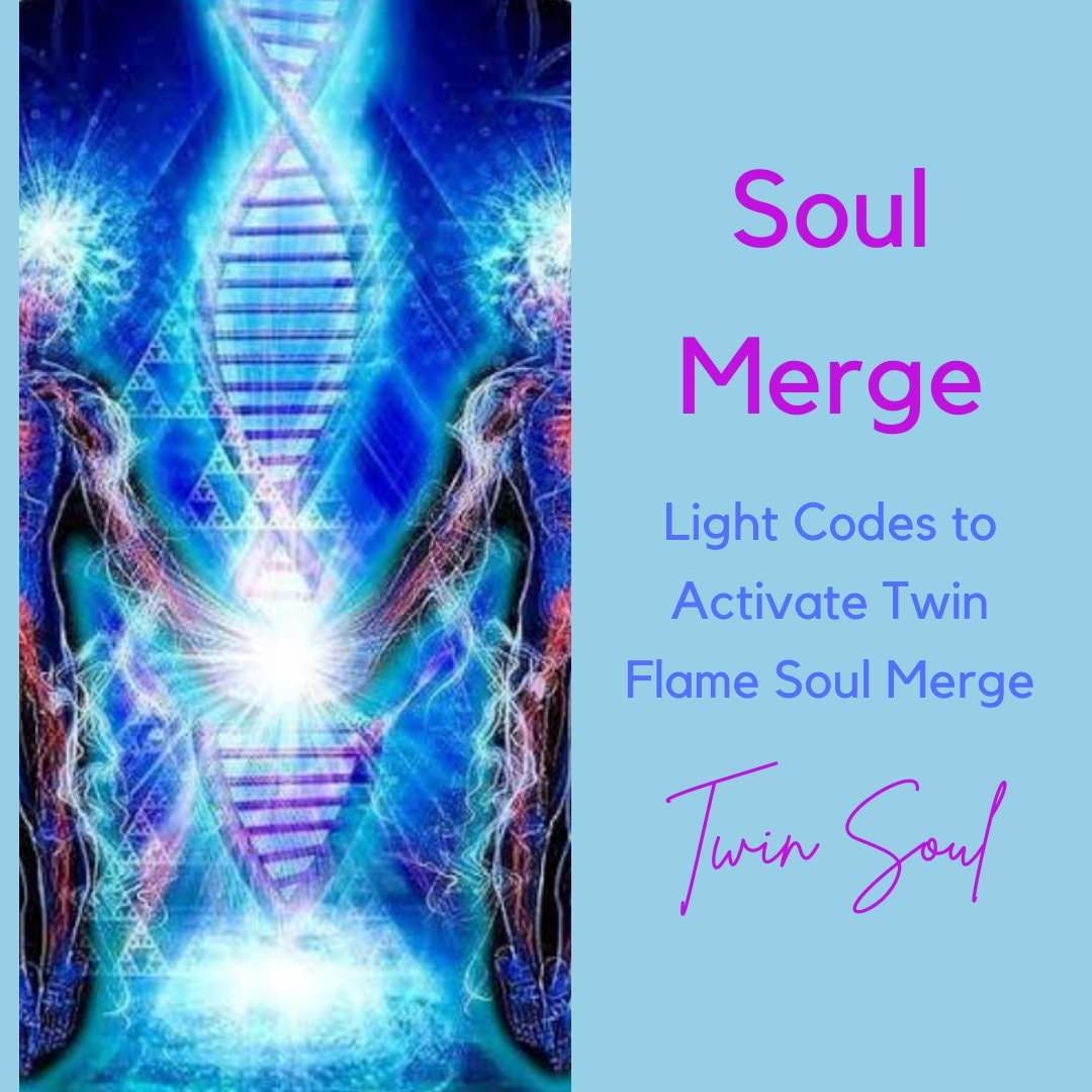 Twin Flame Soul Merge Light Codes Activation Etsy UK