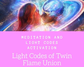 Twin Flame Union Light Codes Meditation, Sacred Activation (Digital Download)