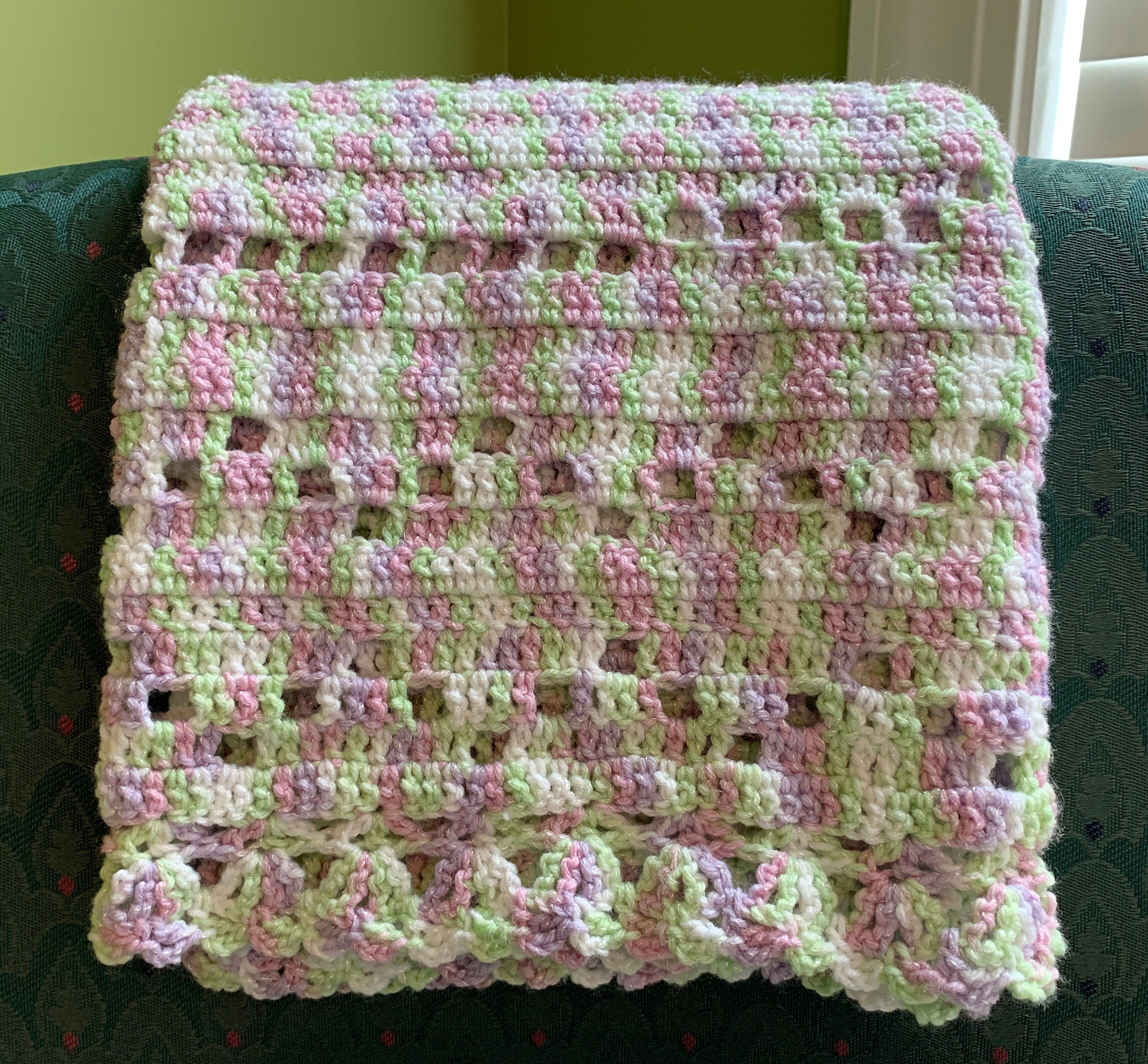 Crochet Baby Blanket Pattern Crochet Cat Baby Blanket Etsy