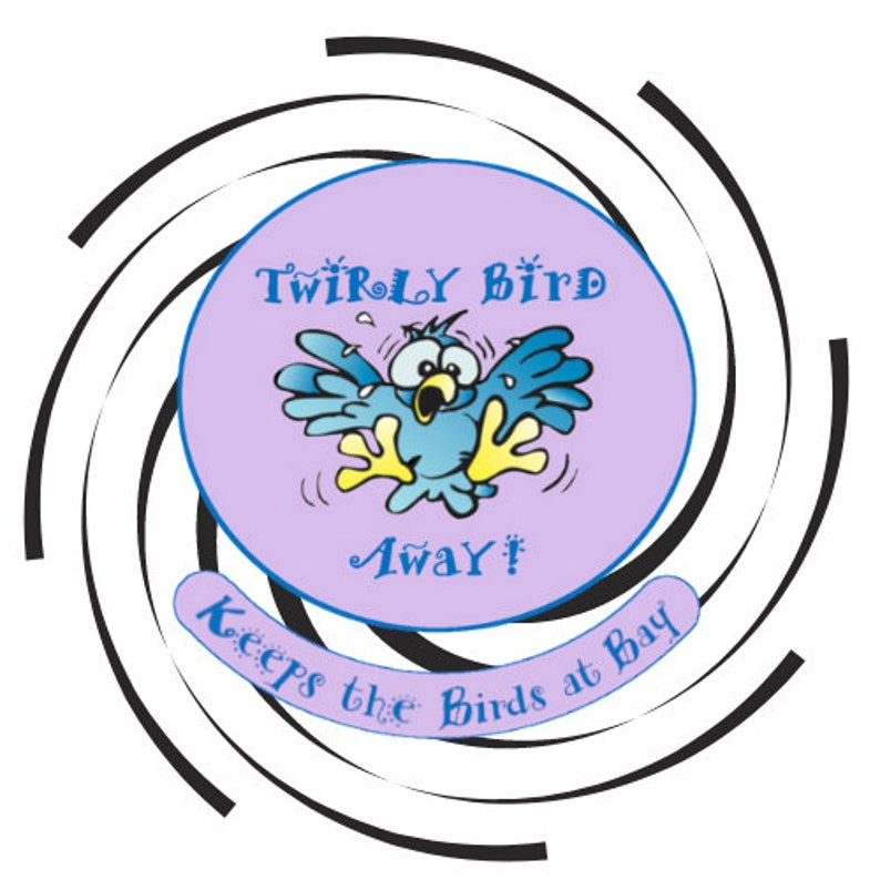 Bird Deterrent Scare Birds Away Pool & Boat Bird Protection Twirly Bird Away image 9