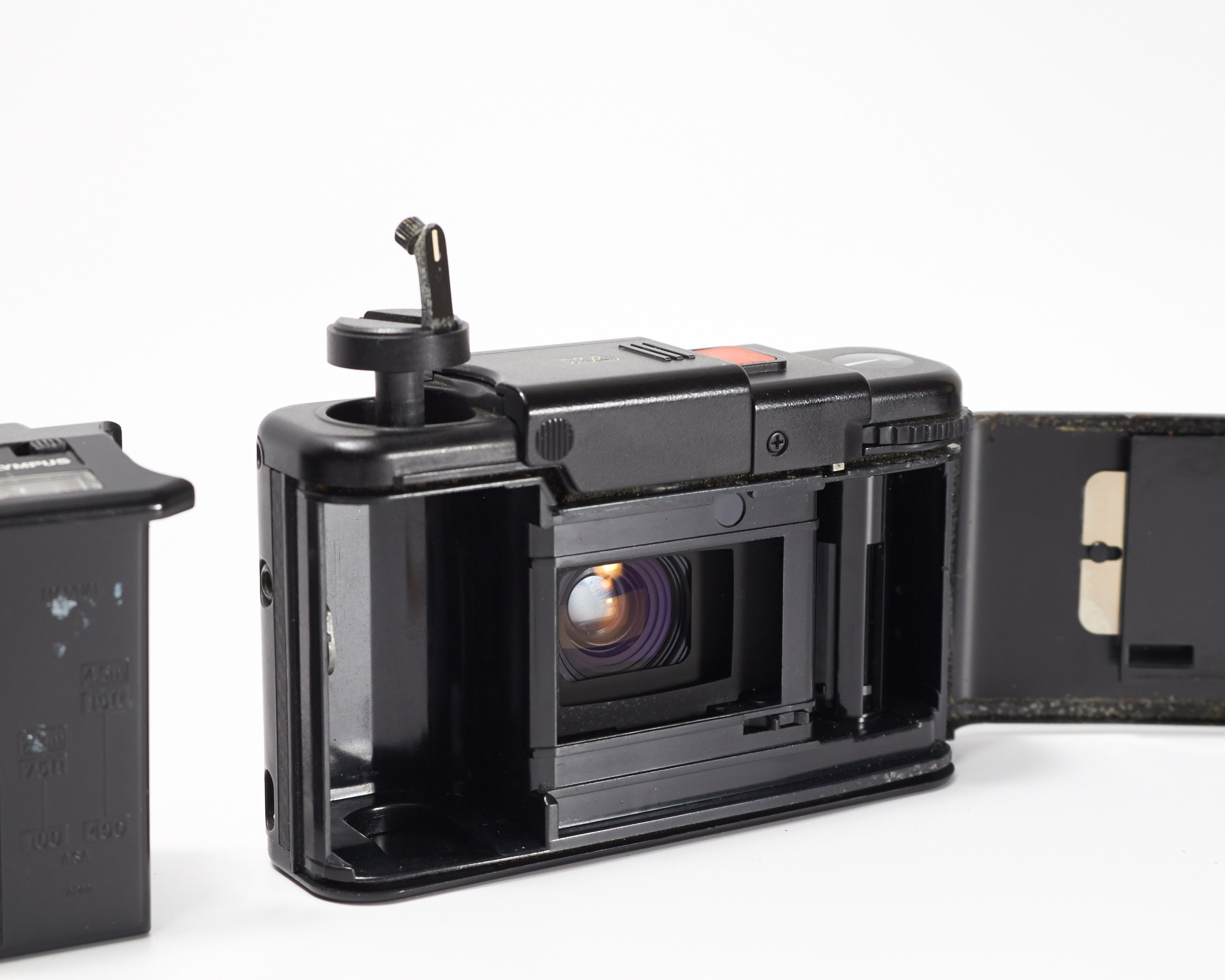 Olympus XA 35mm Vintage Rangefinder Film Camera with Flash Etsy