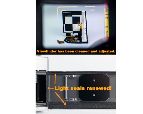 ヤシカ エレクトロ 35 GSN: バッテリーアダプターとケース付き