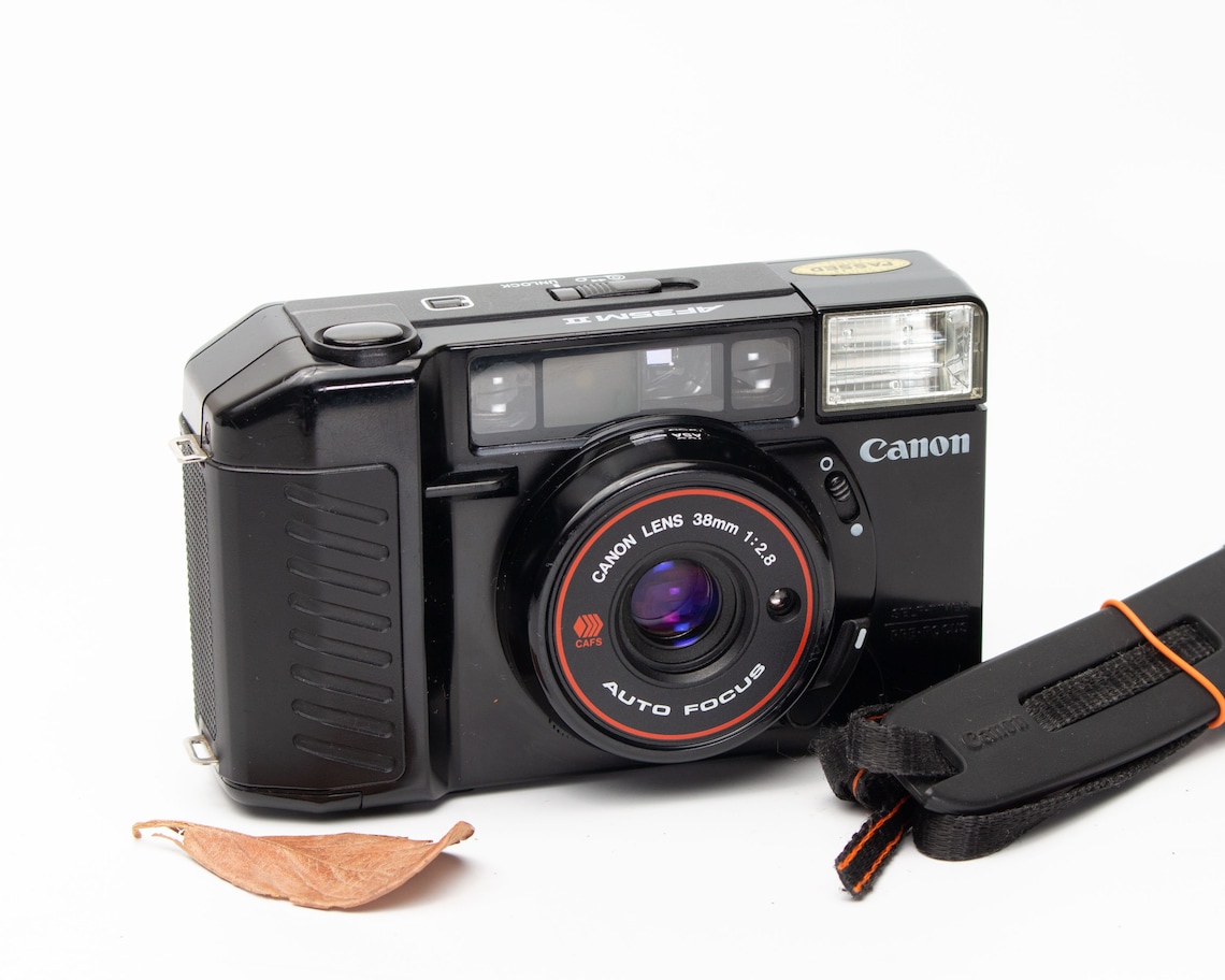 Canon AF35M II Sure Shot Vintage 35mm Point and Shoot Auto Etsy
