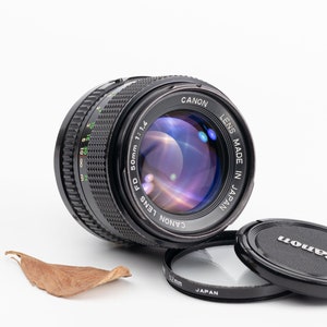Canon FD 50mm F/1.4 Vintage 35mm SLR Camera Lens for Canon FD Camera