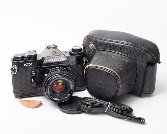 Asahi PENTAX KX Vintage 35mm SLR Camera With Pentax 50mm Lens