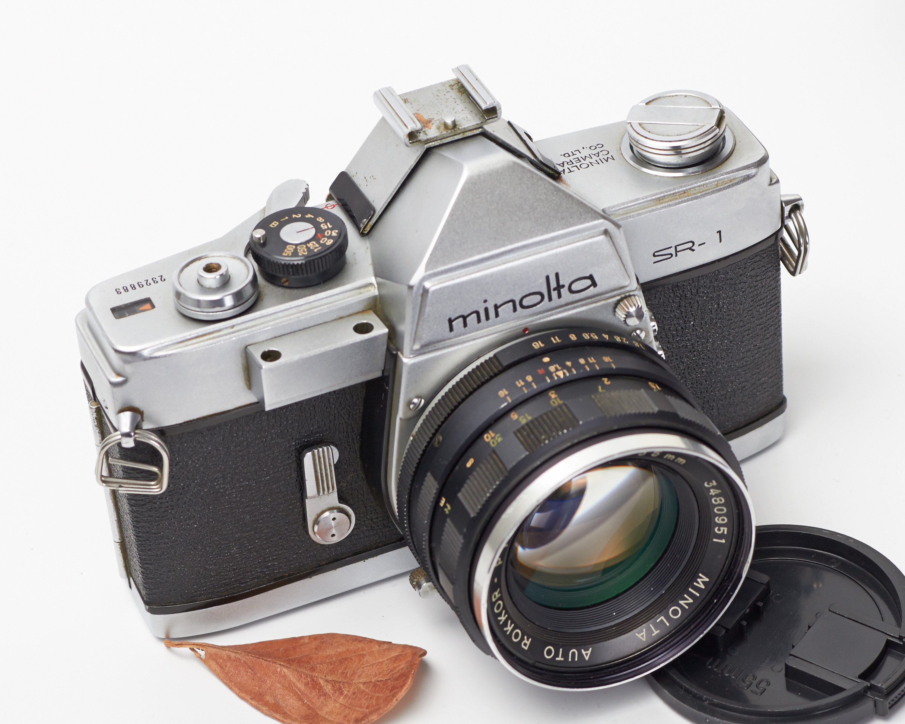 Minolta SR1 Vintage 35mm SLR Film Camera with Rokkor 55mm Etsy