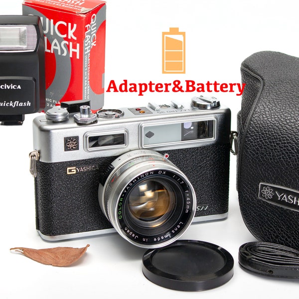 Servicierte Yashica Electro 35 GSN 35mm Vintage Kamera + Batterieadapter