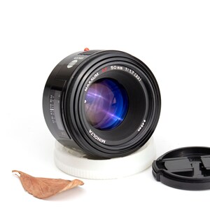 Minolta Maxxum AF 50mm f/1.7 Film Camera Lens Vintage lens