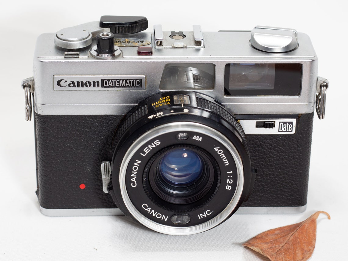 Canon Datematic 35mm Rangefinder Cámara de película 40mm F/2.8 Etsy