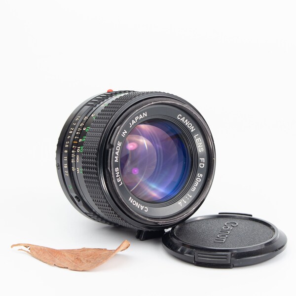 Serviced Canon FD 50mm F/1.4 Lens for Canon FD Mount Camera