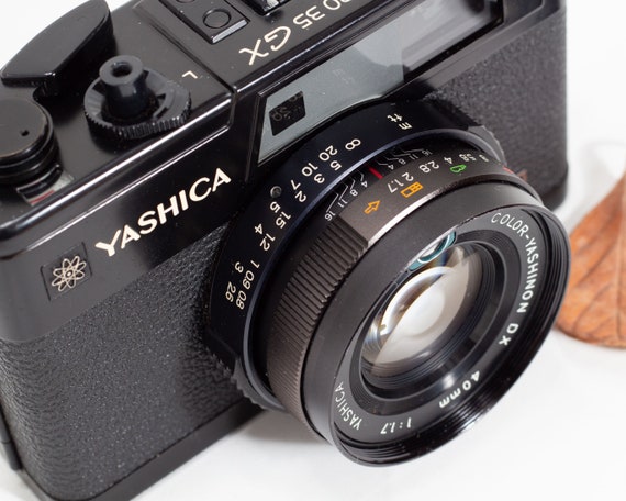 Yashica Electro 35 Gx Black 35mm Vintage Rangefinder Camera Etsy