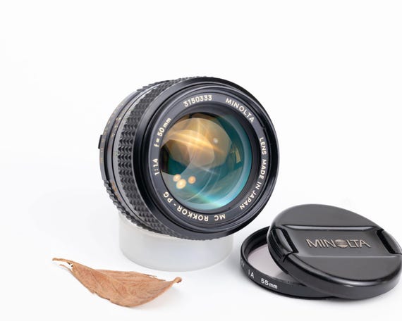 Minolta MC Rokkor PG 50mm F/1.4 Vintage Lens Mint Condition - Etsy 