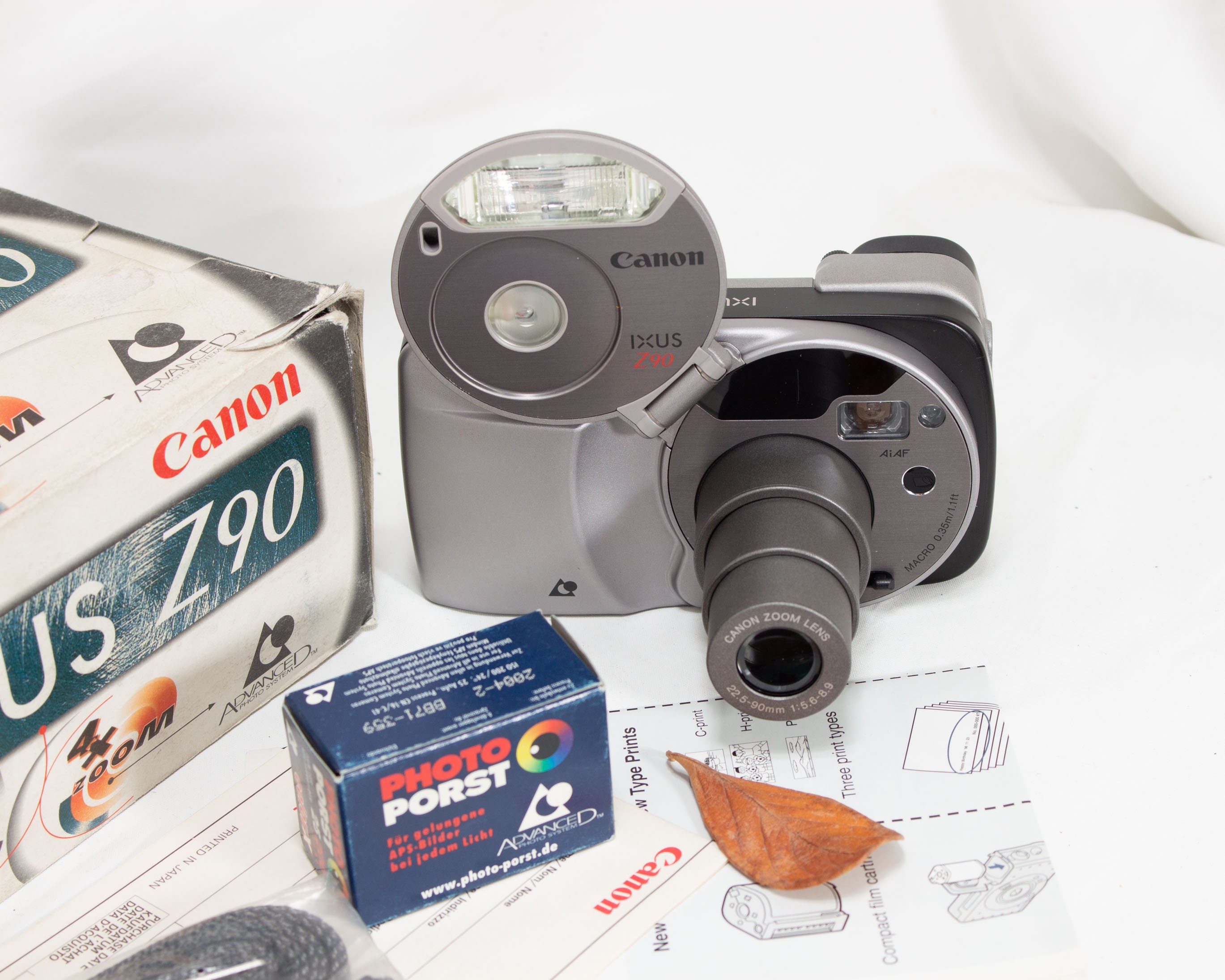 Canon IXUS Z90 Compact APS Film Camera Open Box Etsy
