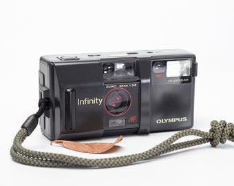 Olympus AF-1 Infinity Point and Shoot Film Camera 35mm Vintage Film Camera