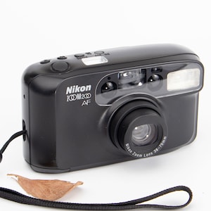 Nikon Zoom 200 / One Touch Film Camera 35mm Vintage Film Camera Compact Point & Shoot Film Camera