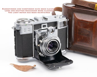 Serviced Zeiss ikon Contessa 35mm Folding Camera W/ Zeiss Lens