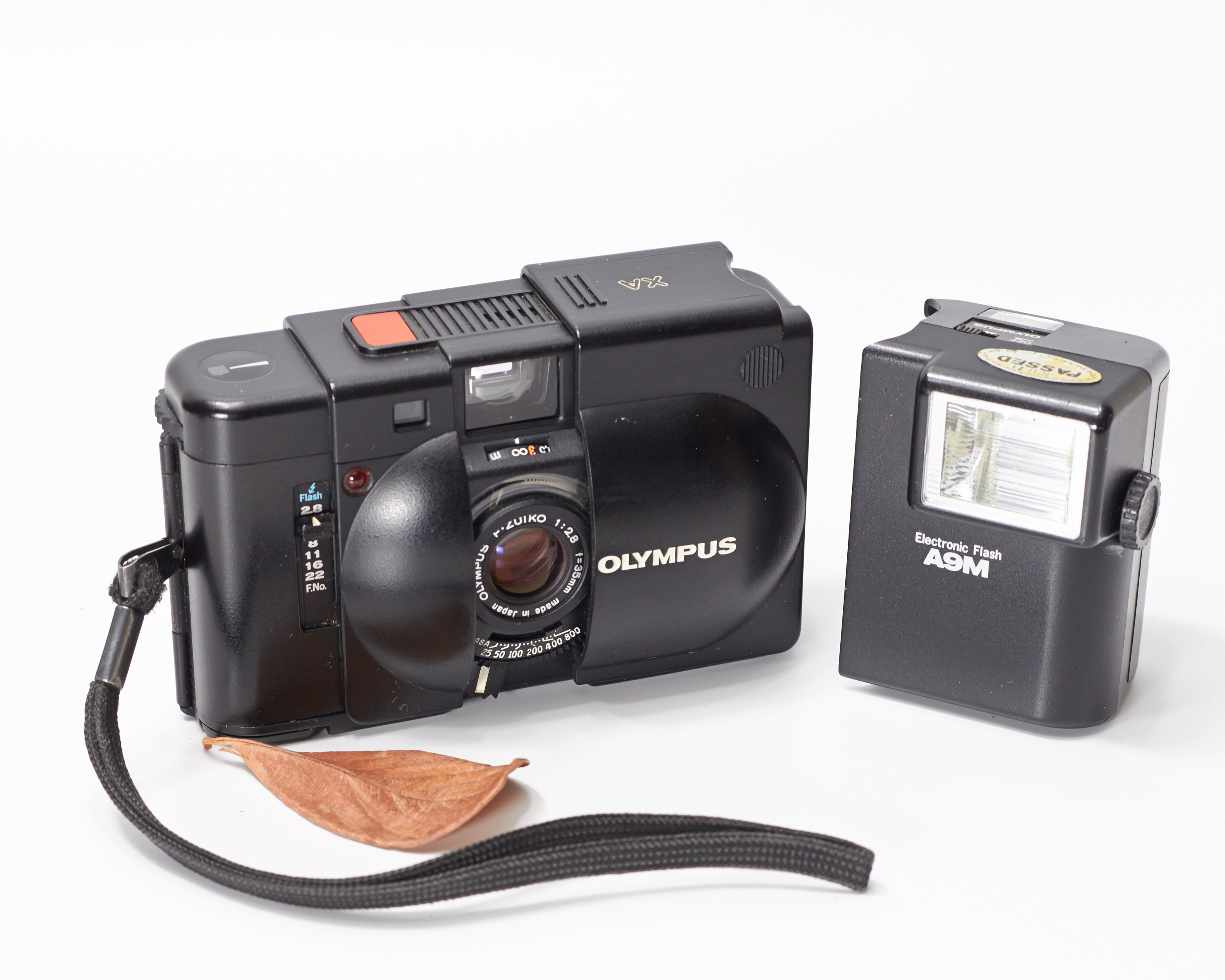 Olympus XA 35mm Vintage Rangefinder Film Camera with Flash Etsy