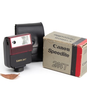Canon Speedlite 244T: Vintage Film Camera Flash
