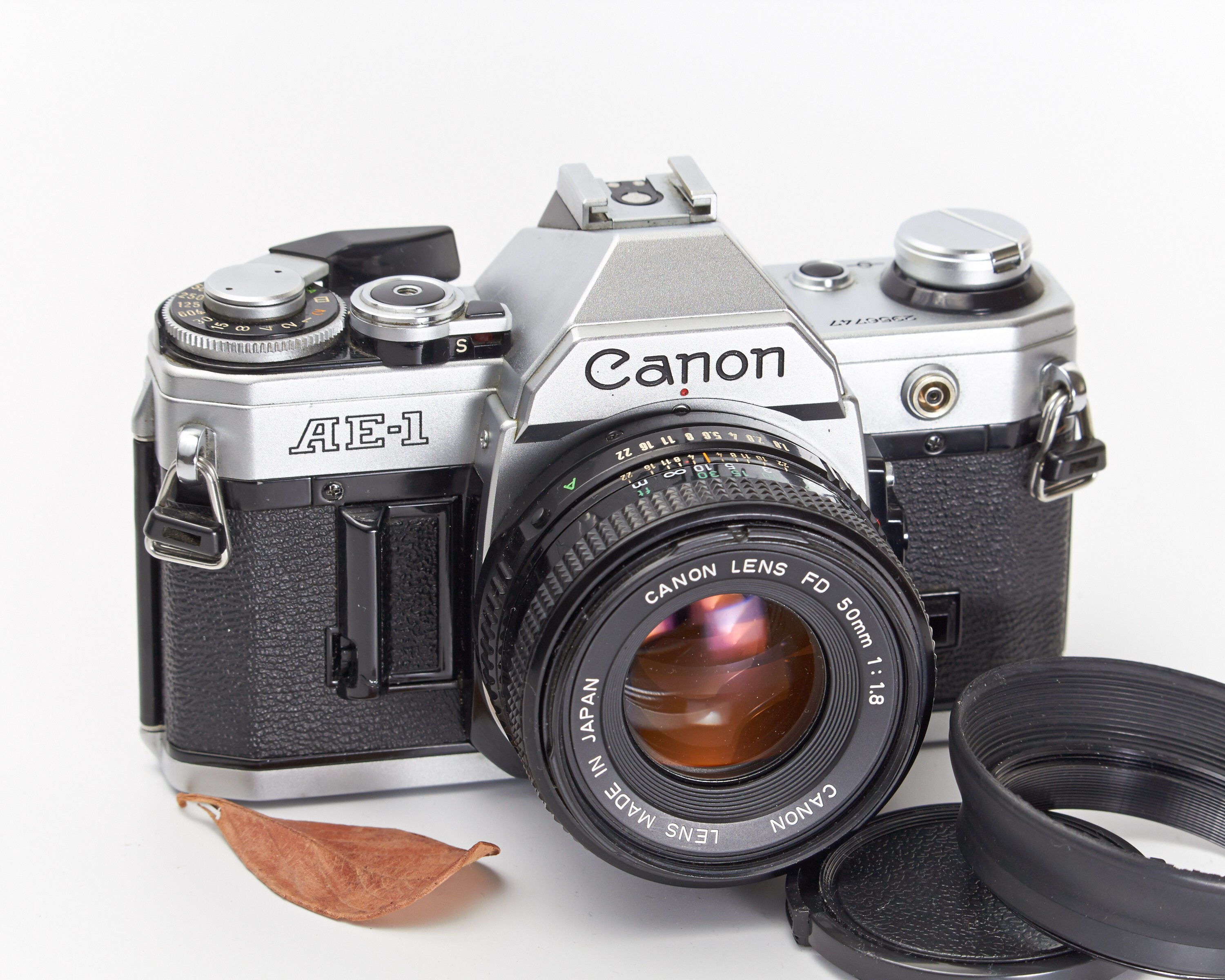 Canon AE1 Vintage 35mm Film Camera with Canon FD 50mm f/1.8 Etsy