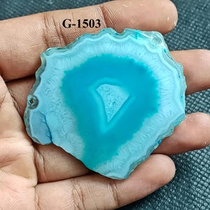 Agate Slices Coasters Size, Brazilian Agate Slices, Agate Coaster,Dyed Agate Slices,Agate Slab for Jewelry Making and Home Decor Crafts