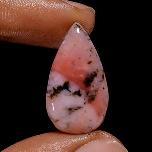 Fantastische hoogwaardige kwaliteit 100% natuurlijke roze opaal peervorm cabochon losse edelsteen voor het maken van sieraden 11 kt. 24 x 13 x 3 mm G-3247