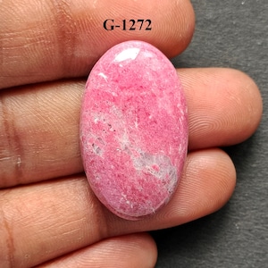 Thulite Cabochon, Wholesale Lot Thulite Gemstone, Natural Thulite Loose Crystal Stone For Ring, Pendant, Necklace Jewelry Making Stone Gifts