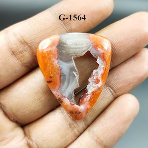 Cabochon d'agate marocaine naturelle Agate marocaine Druzy, pierre précieuse à dos plat, agate marocaine semi-percieuse pour la fabrication de bijoux, cadeau pour elle
