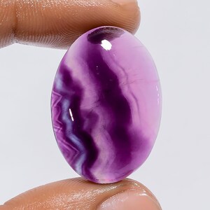 Fantastische hoogwaardige kwaliteit 100% natuurlijk fluoriet ovale cabochon losse edelsteen voor het maken van sieraden 37 kt. 29 x 21 x 6 mm G-3046