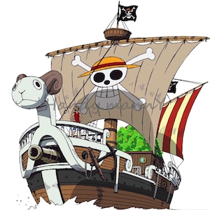 The Going Merry Ship - One Piece Details 3D Papercraft Origami PDF Template Papercraft Download, DIY Papercraft and Assembly by your hands