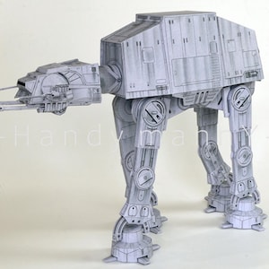 AT-AT Walker - SW Project Papercraft Model pdf Template with A Gift