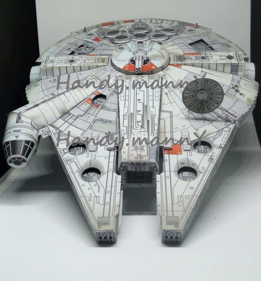 スターウォーズ - ミレニアム・ファルコンの3Dペーパークラフト