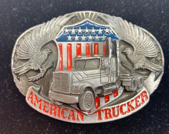 truck driver belt buckle