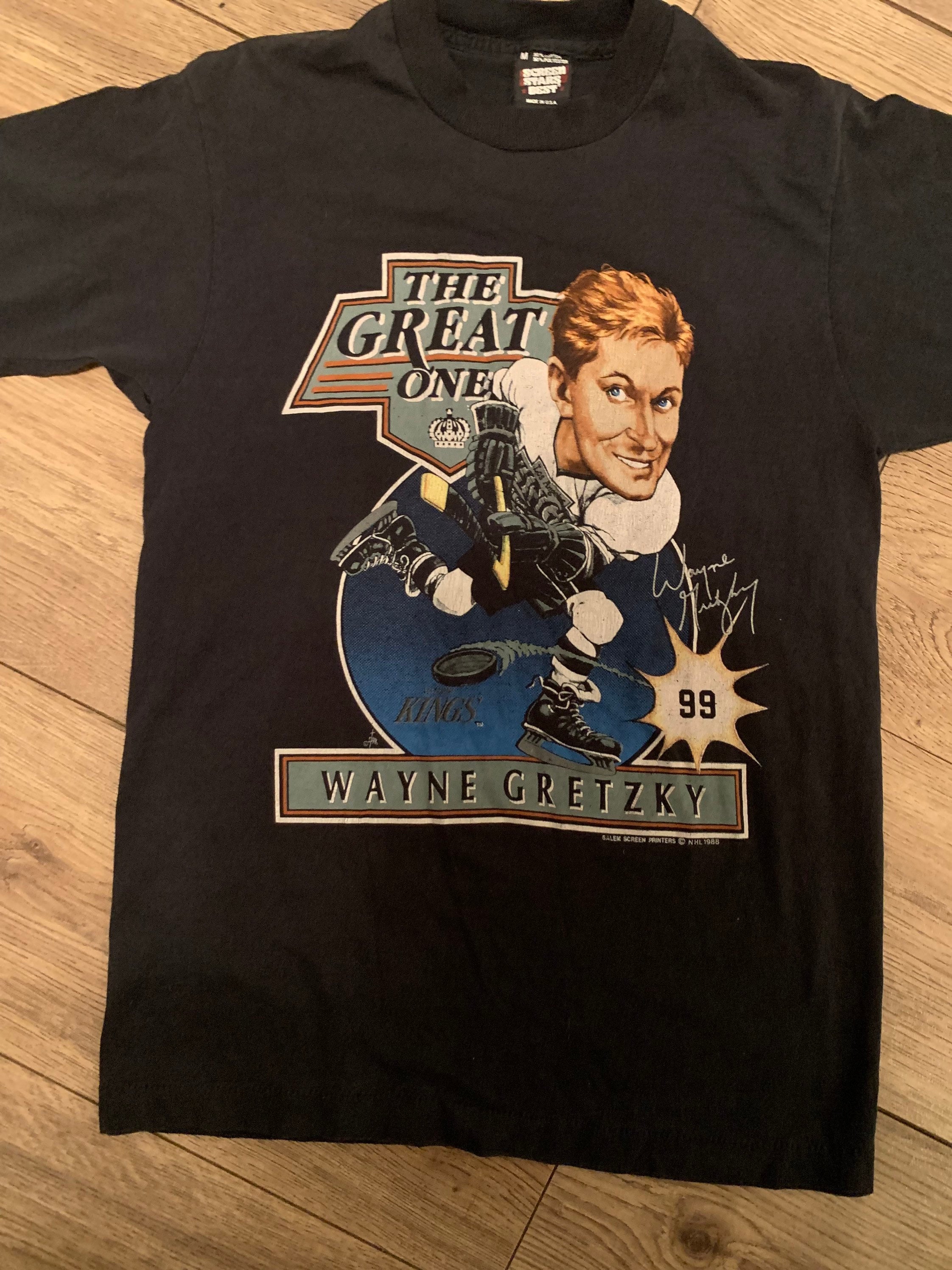  500 LEVEL Wayne Gretzky Youth Shirt (Kids Shirt, 6-7Y Small,  Tri Gray) - Wayne Gretzky 99 WHT: Clothing, Shoes & Jewelry