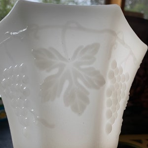 Anchor Hocking Milk Glass Footed Compote