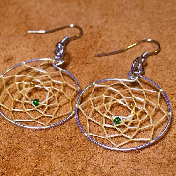 Native American Dreamcatcher Earrings