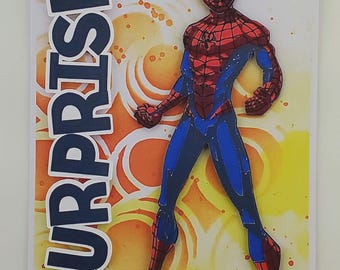 Surprise Spider-Man card