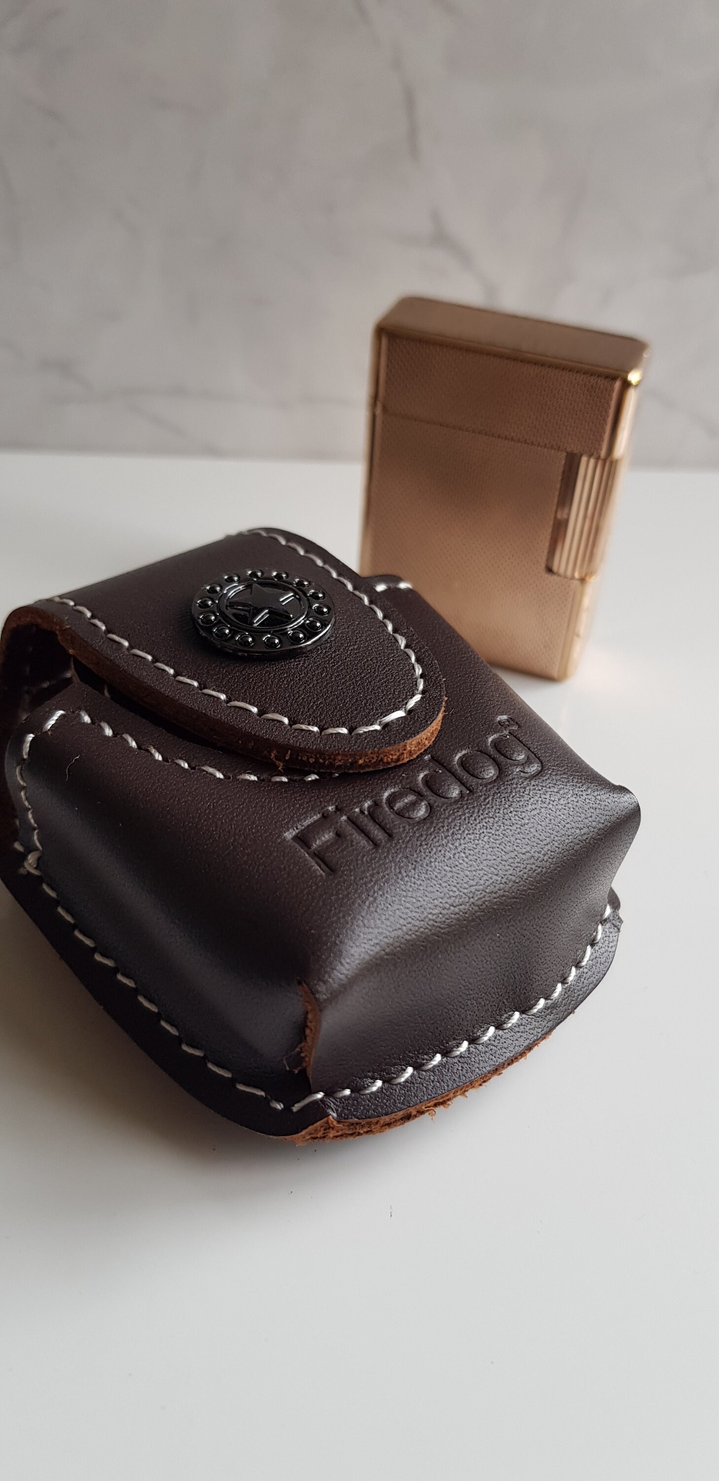 Brown Leather Case to Fit ST Dupont Lighters Models Line 1 2 Etsy UK