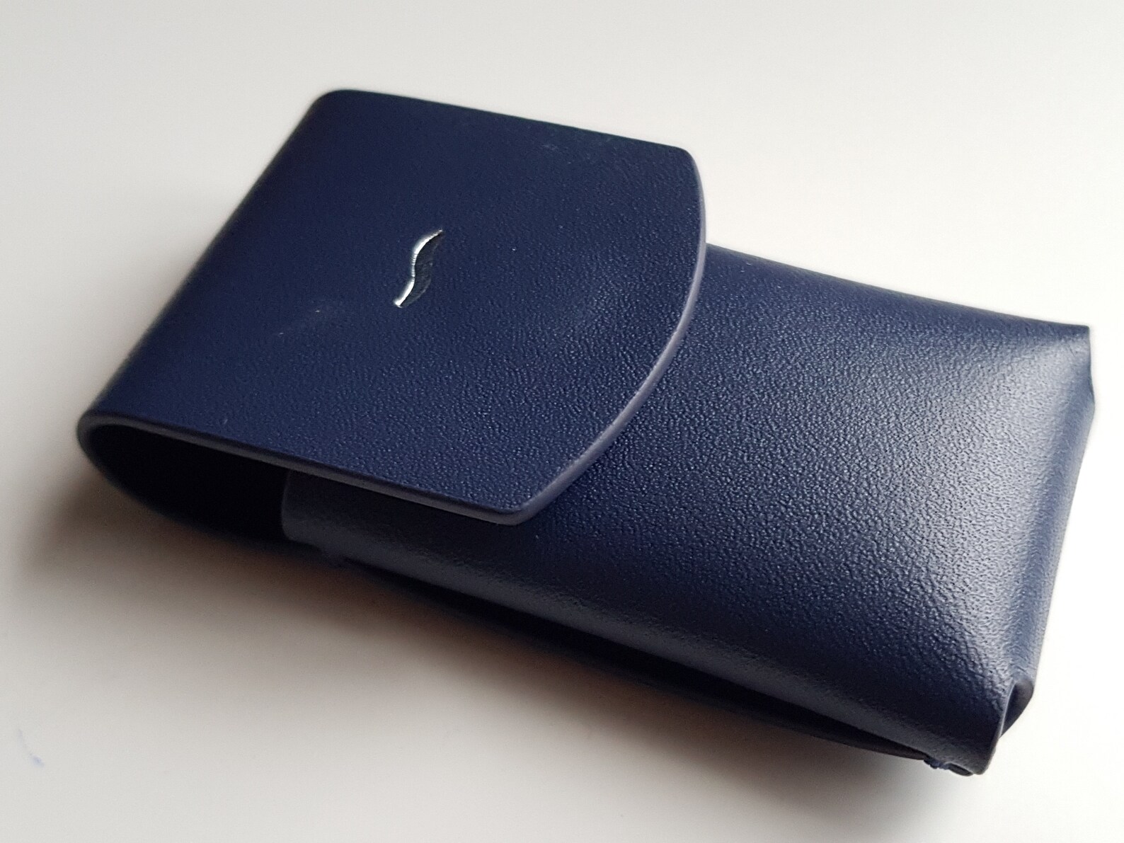 Genuine Leather Lighter Case Blue DuPont Slim 7 Lighter New Etsy