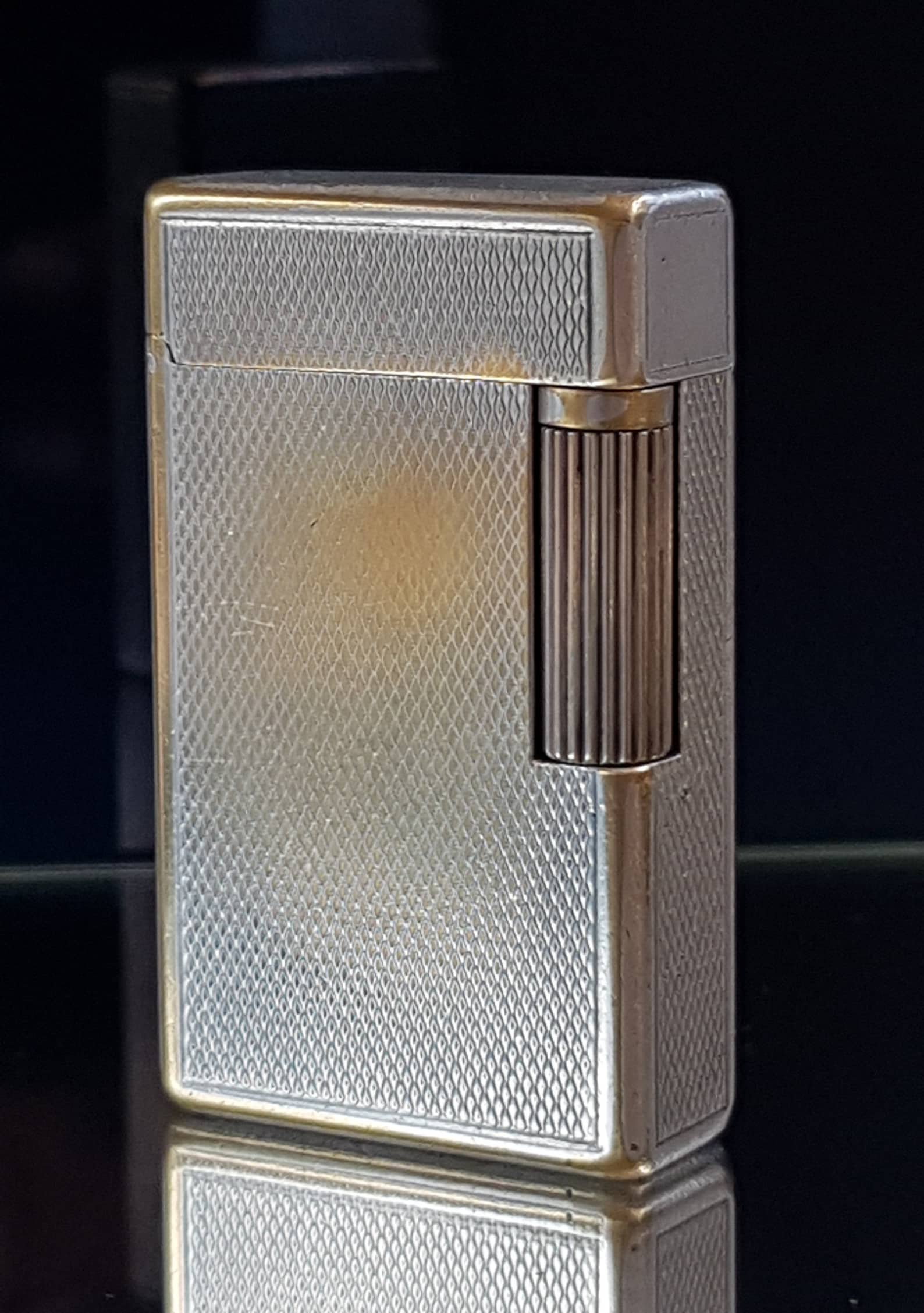 ST DuPont Lighter D57 Rare 1950s Silver Function Serviced Etsy