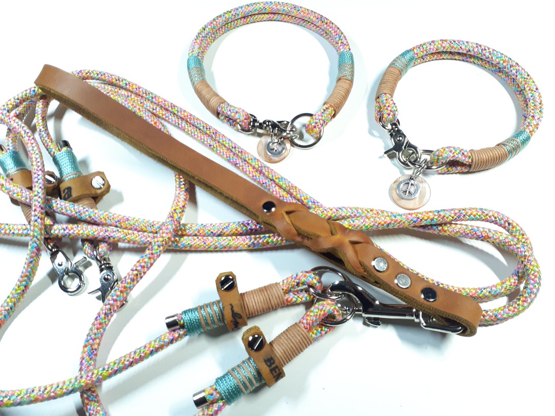 Dog Coupling Set Twin Leash Coupling Leash Short Guide Dog Leash