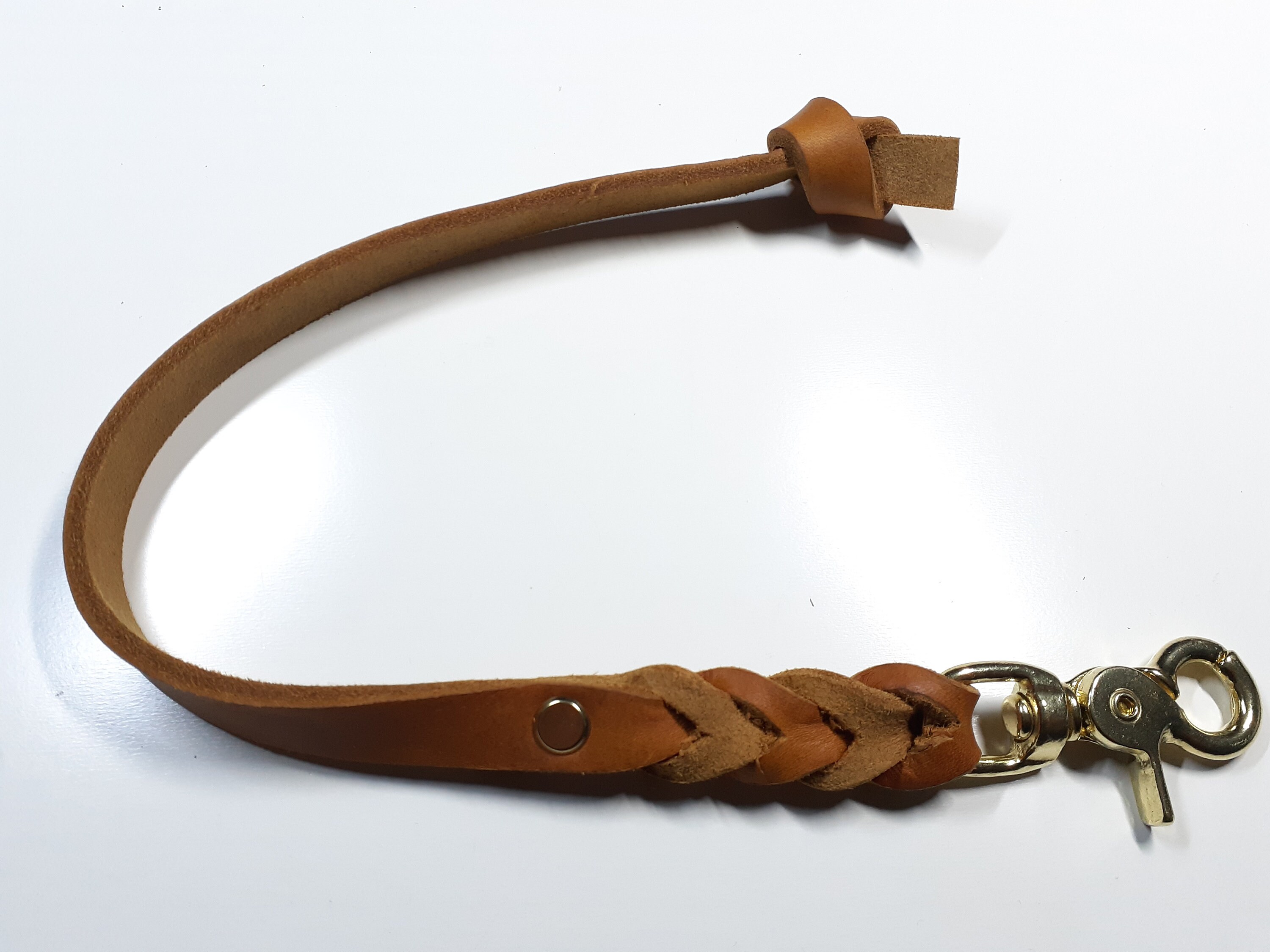 Kurzführer Hund Führleine Lederleine aus schwarzem Fettleder Etsy